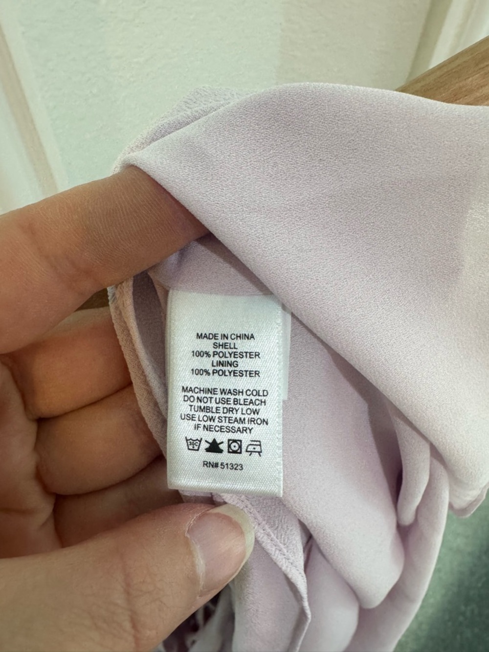 1. State Lilac Ruffle Cold-Shoulder Blouse - Picture 4 of 5
